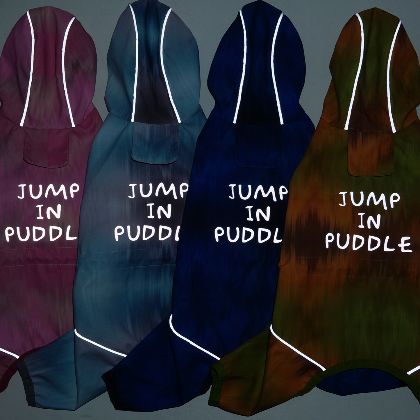 Impermeable degradado para perros