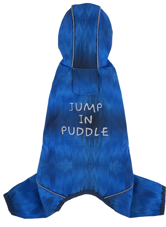 Impermeable degradado para perros